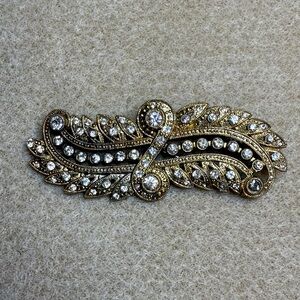 Vintage Art Deco Rhinestone Brooch